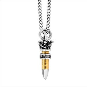 King Baby // 2 Tone Bullet Pendant
